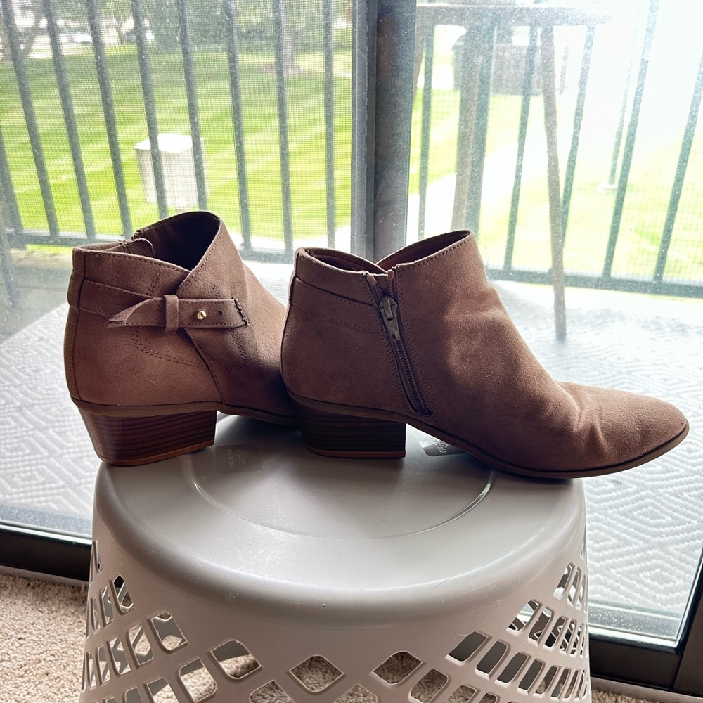 Tan Suede Ankle Boots